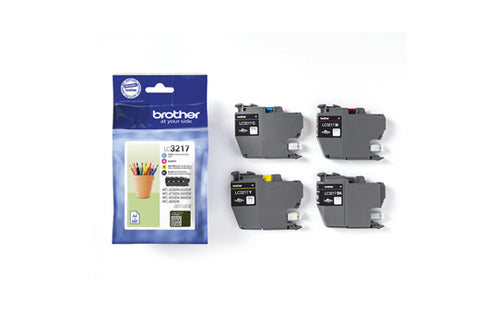 Brother LC-3217VAL ink cartridge 4 pc(s) Original Black, Cyan, Magenta, Yellow Brother LC-3217VAL ink cartridge 4 pc(s) Original Black, Cyan, Magenta, Yellow